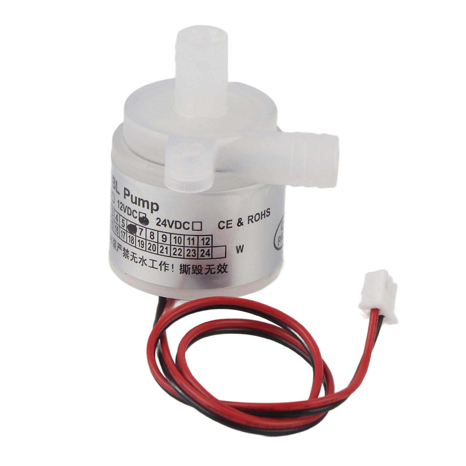 1 Pcs White Mini Food Grade Brushless Water Pump 12v Dc 6w For Medical Instruments