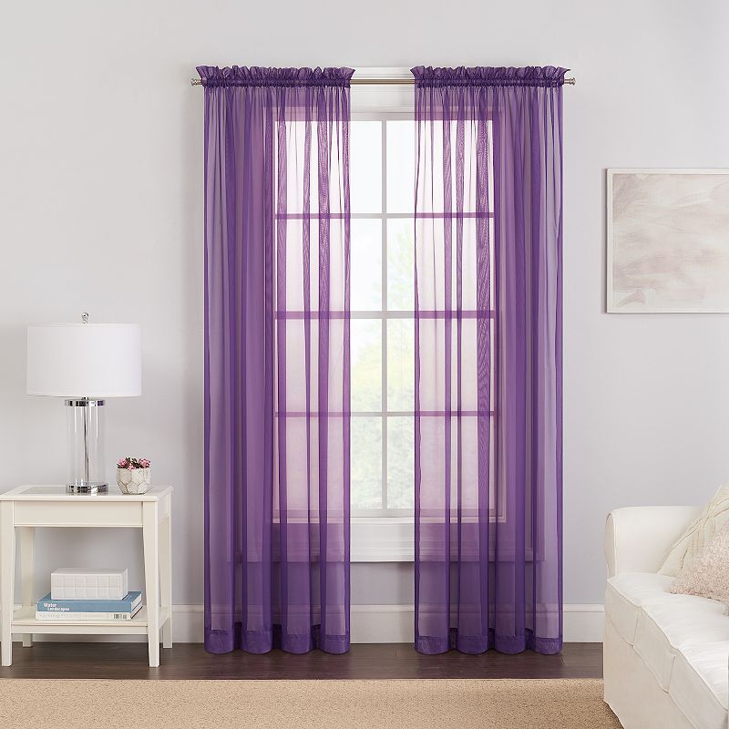 eclipse 2-Pack Victoria Voile Window Curtains