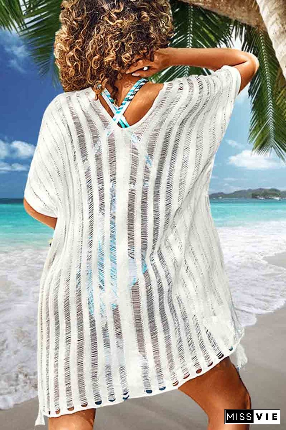 Hollow See-Through Swimwear Cover-Up