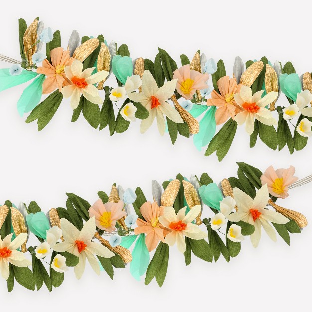 Meri Meri Spring Posy Garland 8 x27 With Excess Cord Pack Of 1