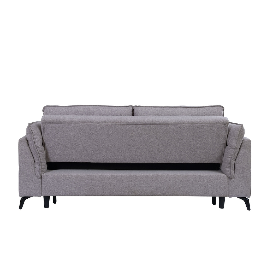 ACME Helaine Sleeper Sofa in Gray Fabric