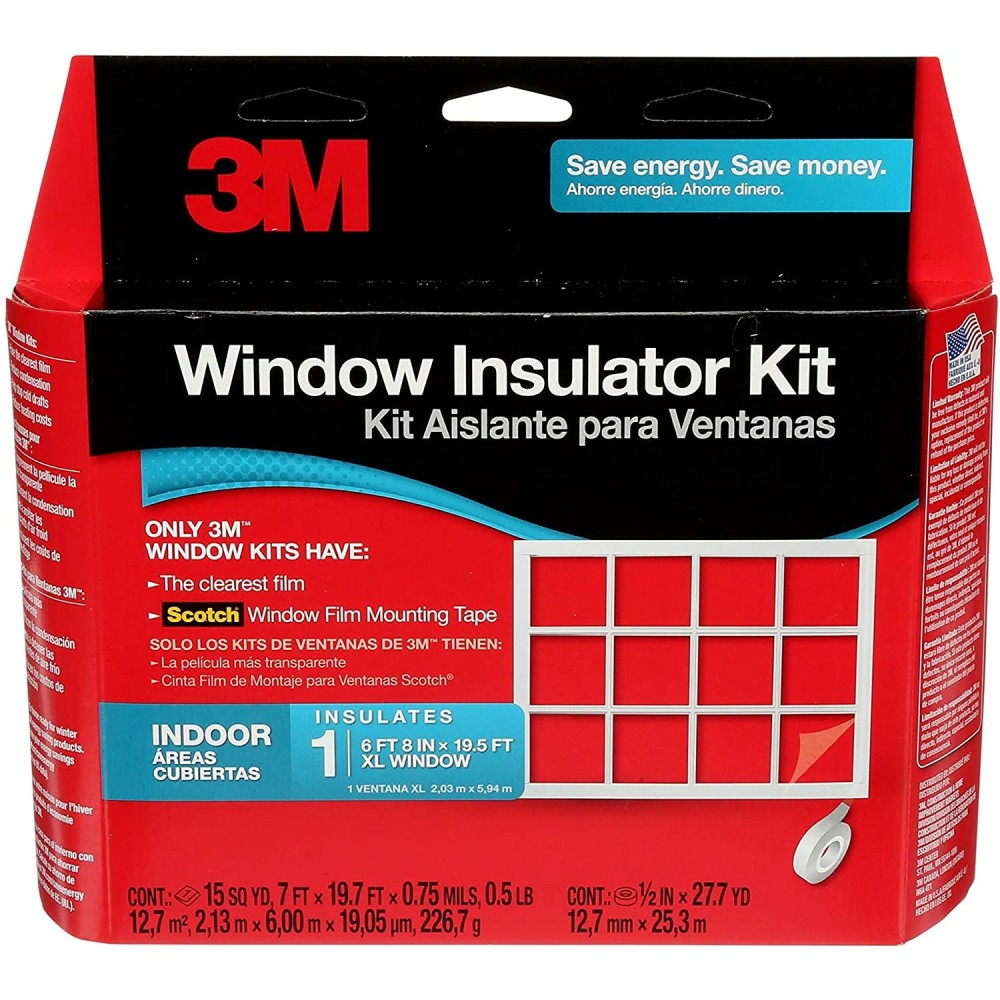 3M Indoor Clear Window Insulator Kit ;