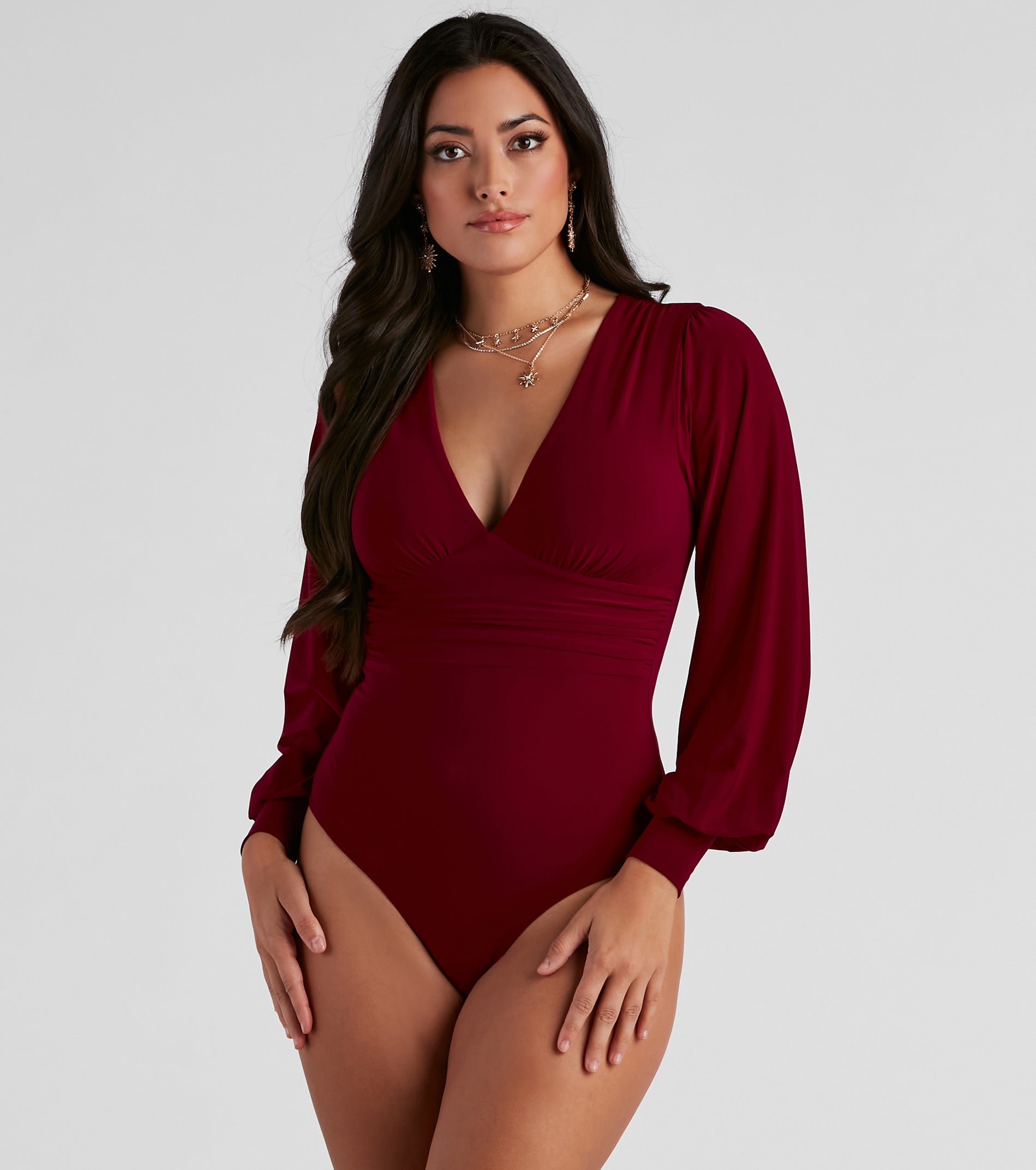 Bring The Drama Puff Sleeve Bodysuit