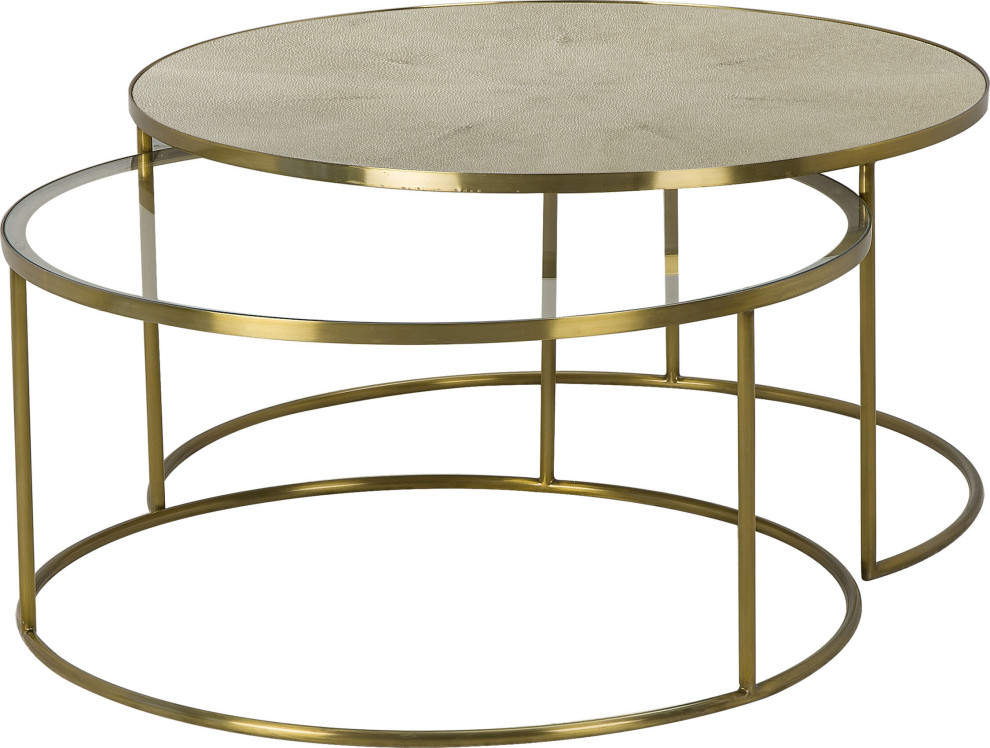 Ringo Bunching Coffee Table   Contemporary   Coffee Table Sets   by HedgeApple  Houzz