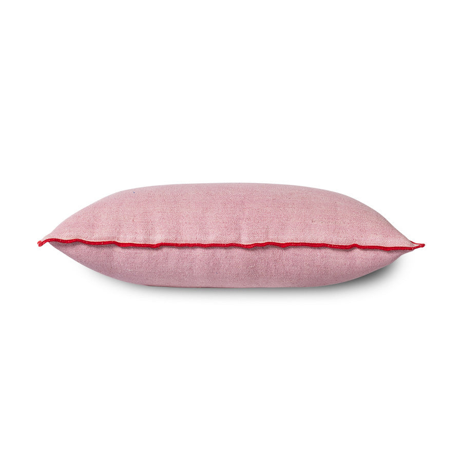 Pillow with trim - Candy floss