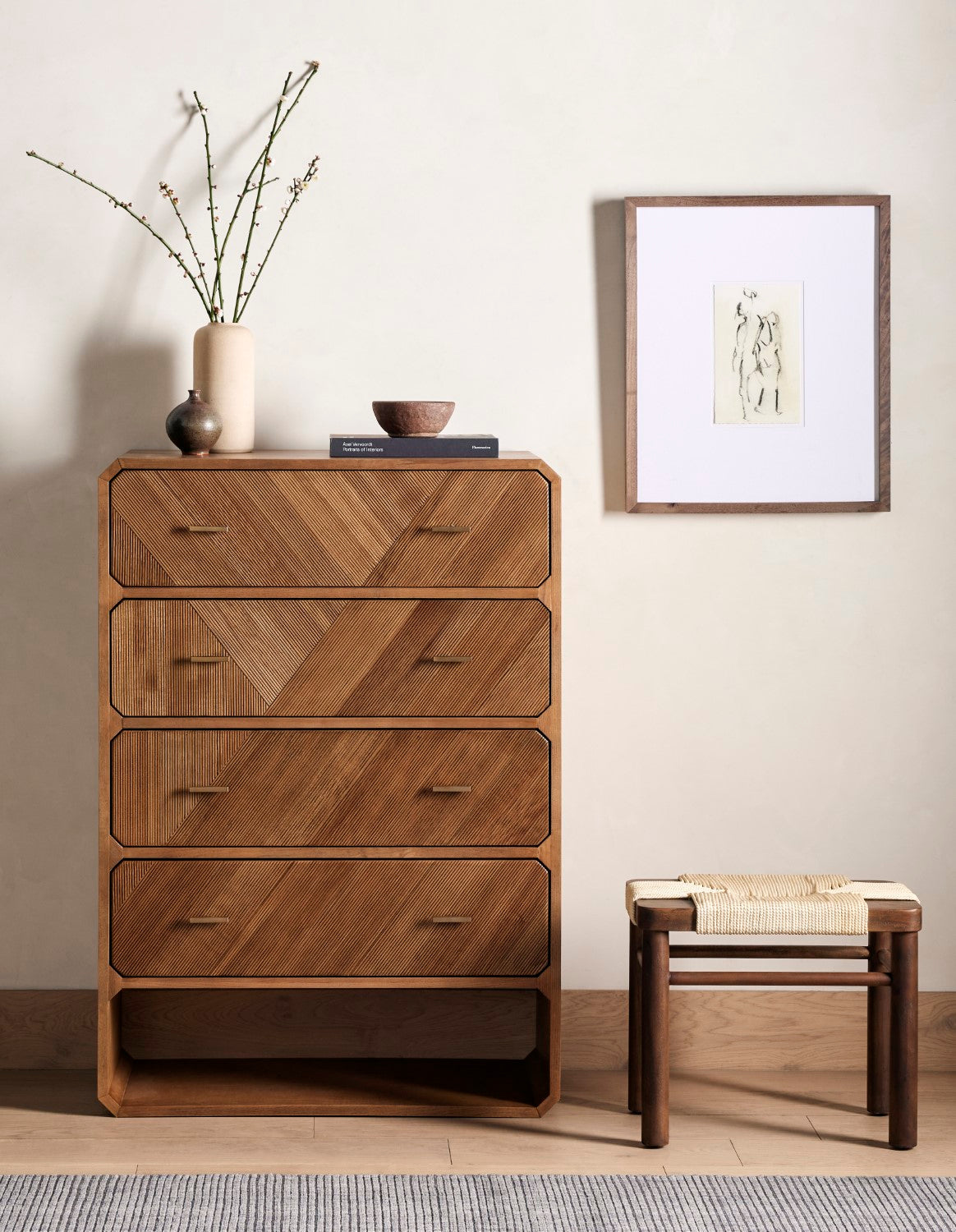 Caspian 4 Drawer Dresser