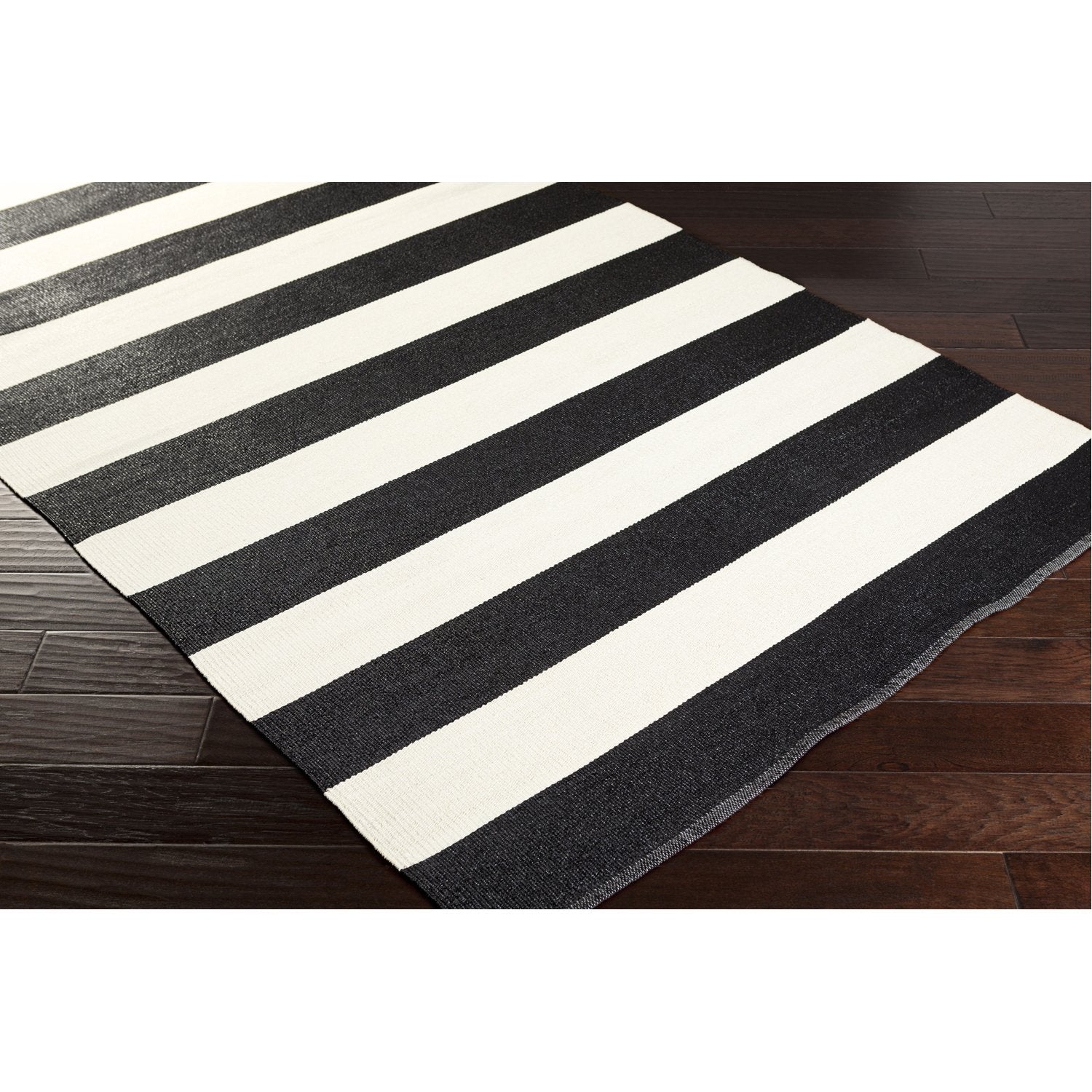 Picnic Outdoor Rug in Black & Cream