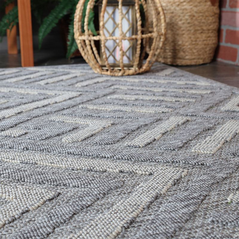 Superior Modern Geometric Indoor Outdoor Area Rug