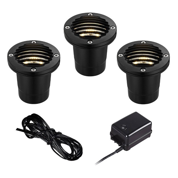 John Timberland In ground Well Light 5 piece Led Landscape Light Set