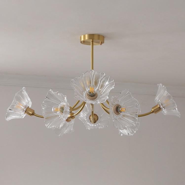 Kalin Flower Glass Chandelier