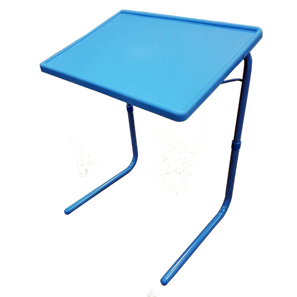 Portable Foldable TV Tray Table   Laptop  Eating Stand W/Adjustable Tray   Sliding Adjustable Cup Holder   As Seen on TV