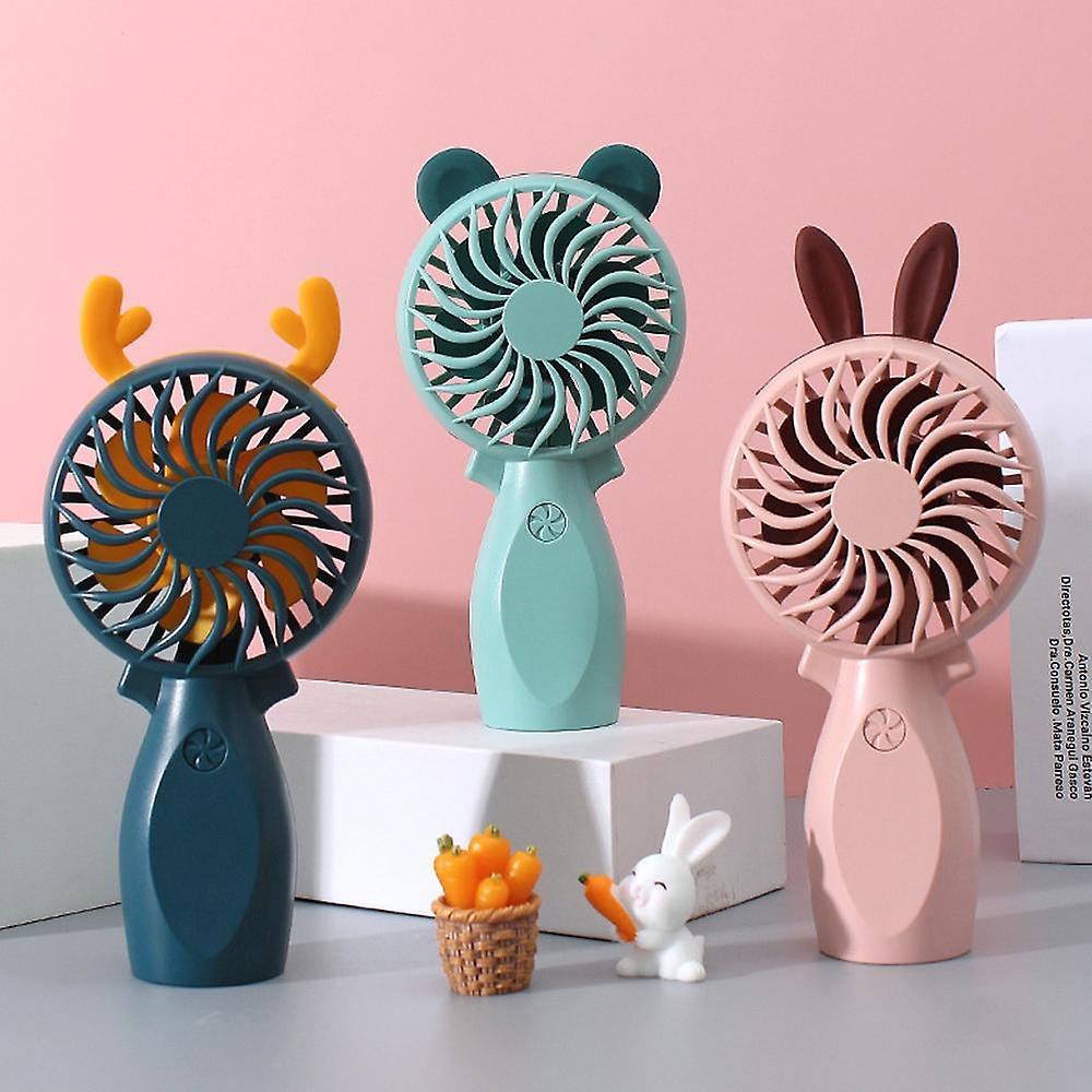 Handheld Fan Cartoon Desktop Mini Small Fan-greenhome Furnishings