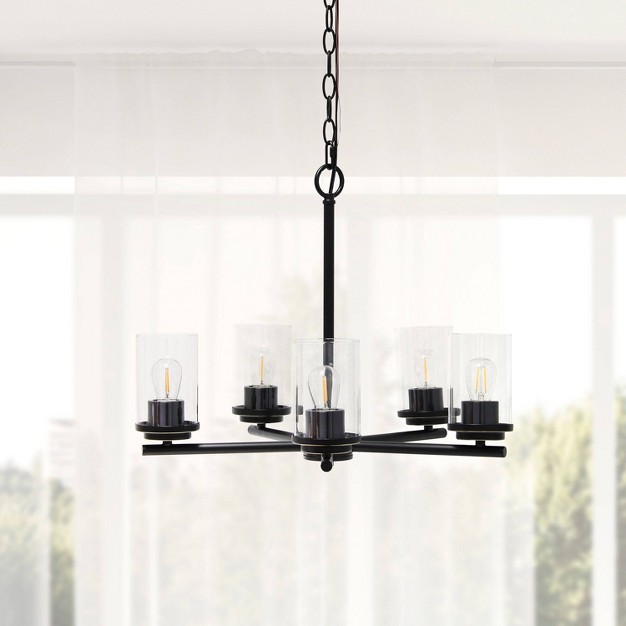 Classic Contemporary Clear Glass metal Hanging Pendant Lalia Home