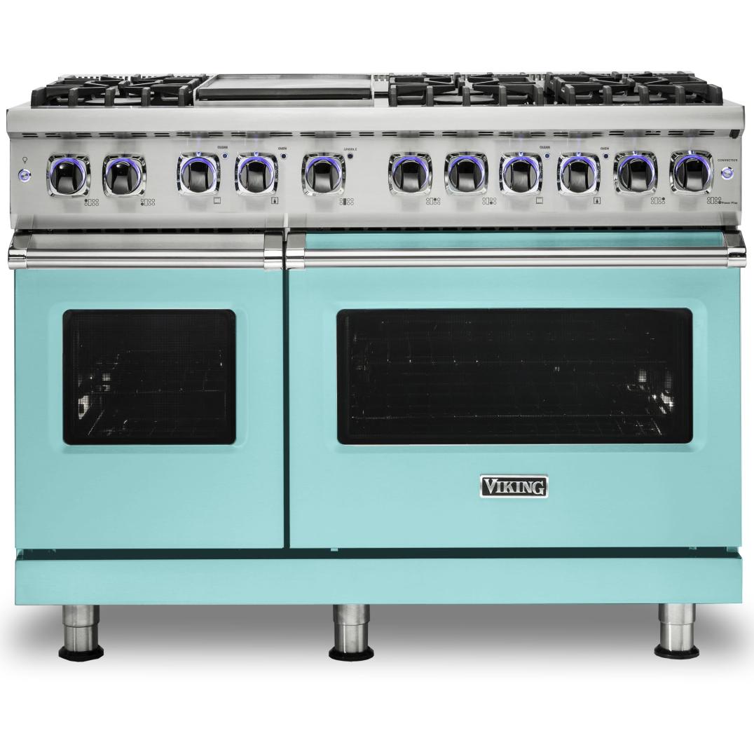 Viking 48-inch Freestanding Dual-Fuel Range with Elevation Burners CVDR7482-6GBW