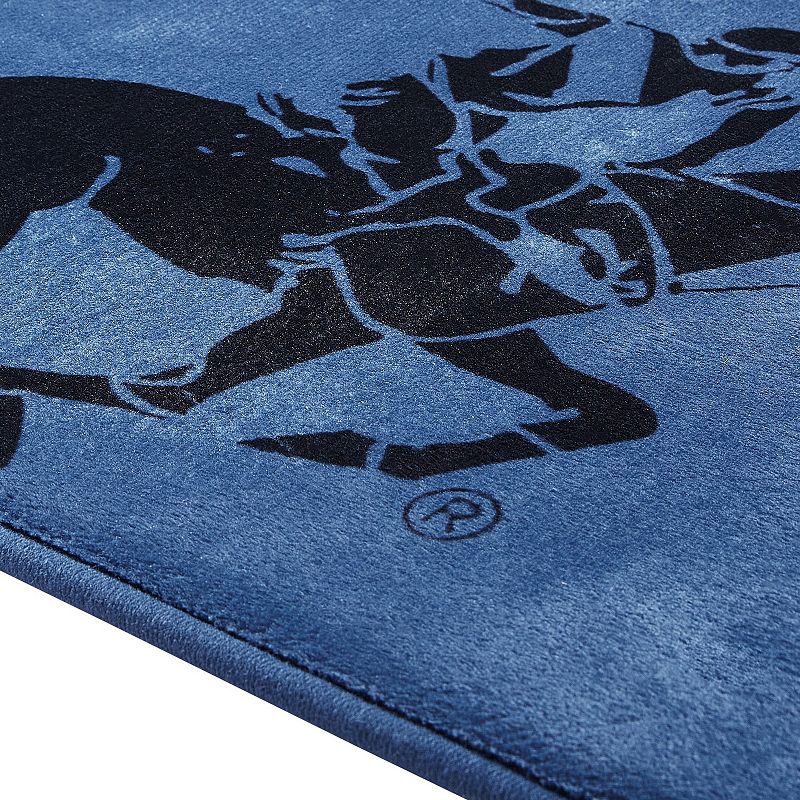 Polo Player Memory Foam Bath Rug