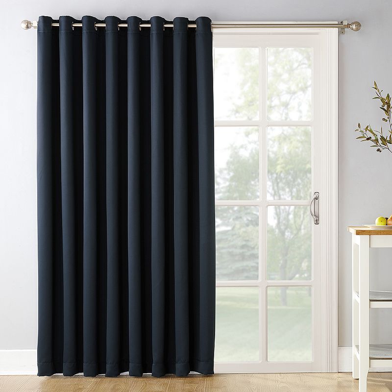 Sun Zero Ludlow Blackout Patio Door Curtain Panel