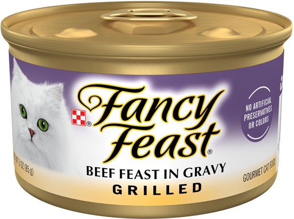 Fancy Feast Grilled Beef Feast in Gravy Canned Cat Food