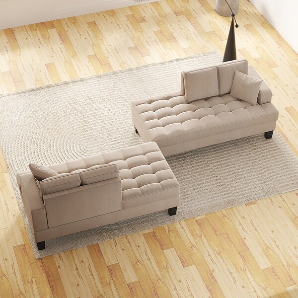 2PCS Chaise Lounge Set for Living room Bedroom