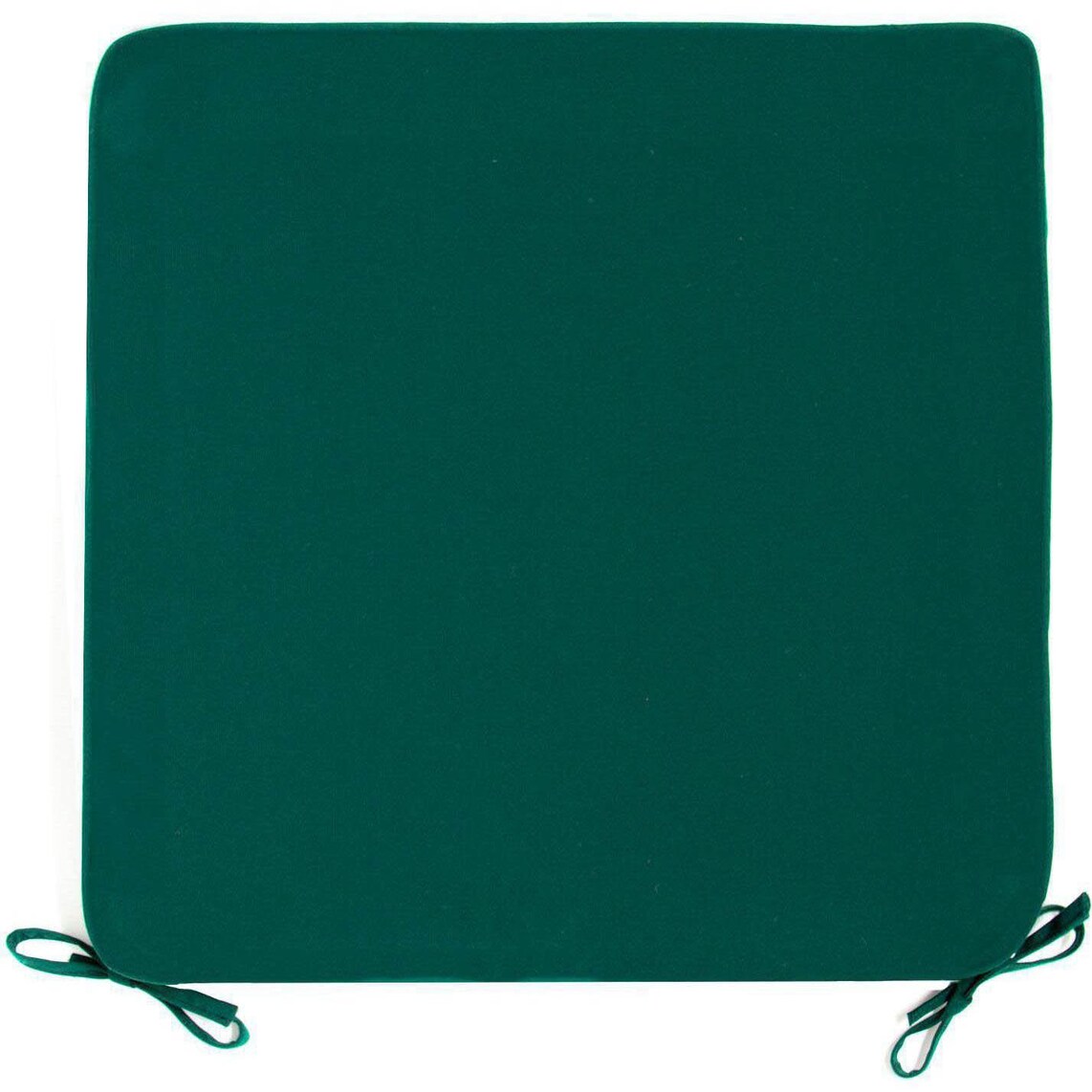 Sunbrella Canvas Forest Green Extra Large Outdoor Replacement Seat Cushion W/ Knife Edge By Signature