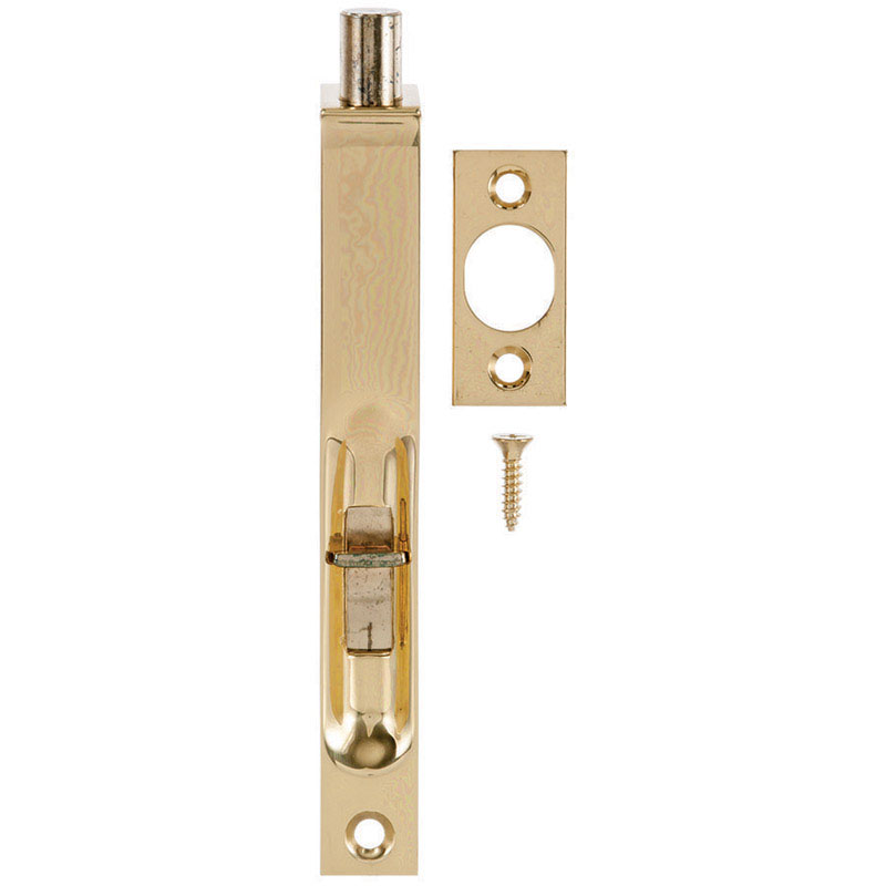 Ace Bright Brass Brass Flush Bolt