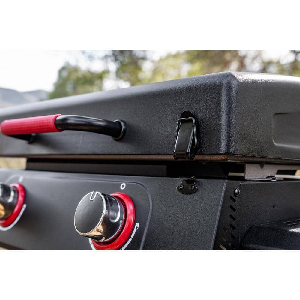 Nexgrill Daytona 2-Burner 21 in. Propane Gas Griddle with Foldable Cart in Black 720-1075B