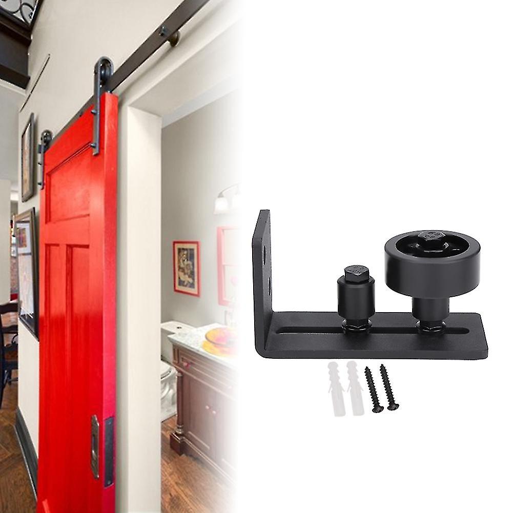 Adjustable Carbon Steel Floor Guide for Sliding Barn Door(Double Roller)