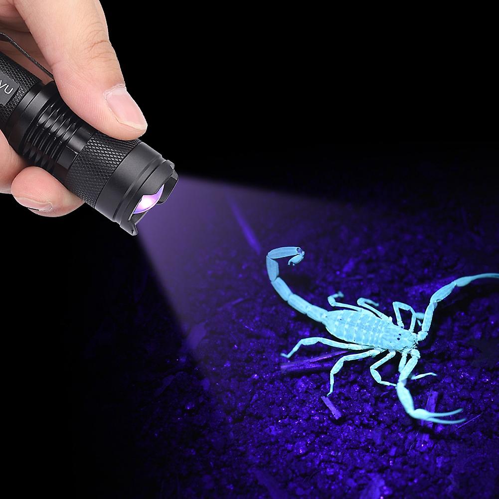 Uv Ultra Led Flashlight Blacklight Light Inspection Lamp Torch 365 Nm