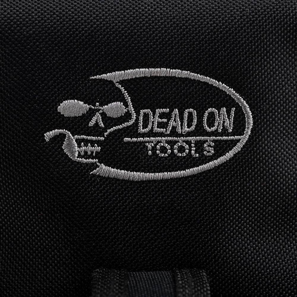 DEAD ON TOOLS Tape Measure Pouch Holder in Black with Dual Fastening System and Locking Strap with Snap DO-TH