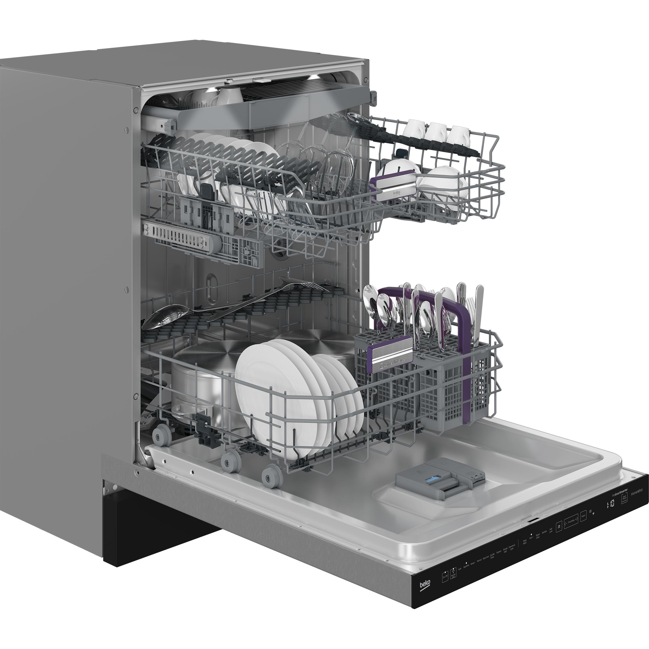 beko 24-inch Built-in Dishwasher with CornerIntense® DDT39434XIH