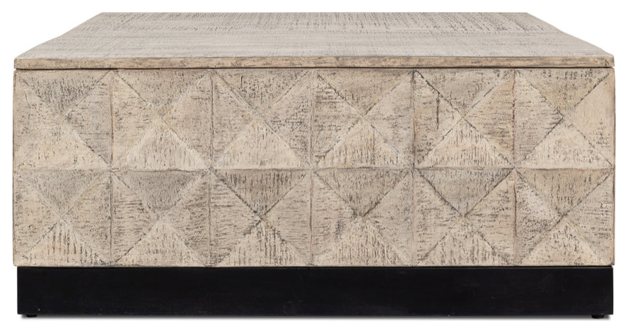 Geo Coffee Table Square Large 36 quot  Eclectic   Coffee Tables   by Sideboards and Things  Houzz