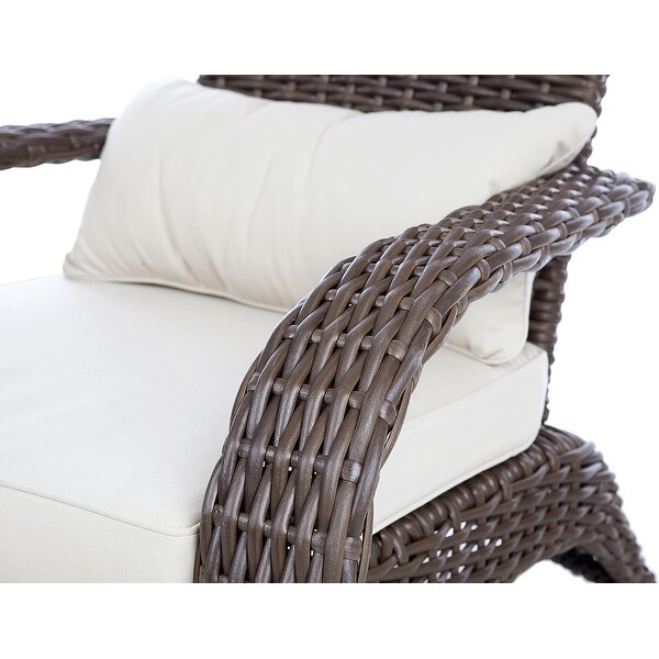 Adirondack style outdoor chairs，including 3inch cushions and waist pillows