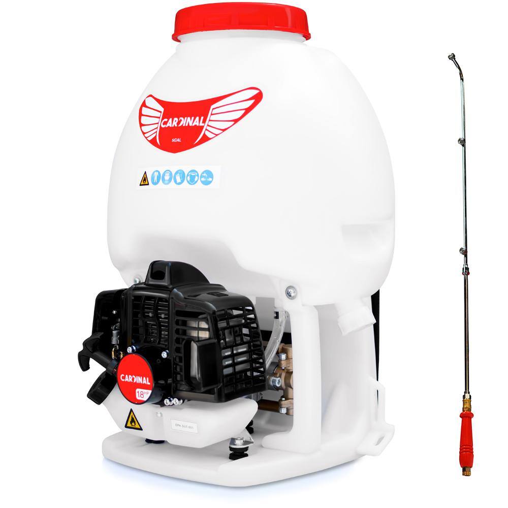 Cardinal 1.8 HP Gas Powered Backpack Sprayer for Pest Control and Sanitation CPS435