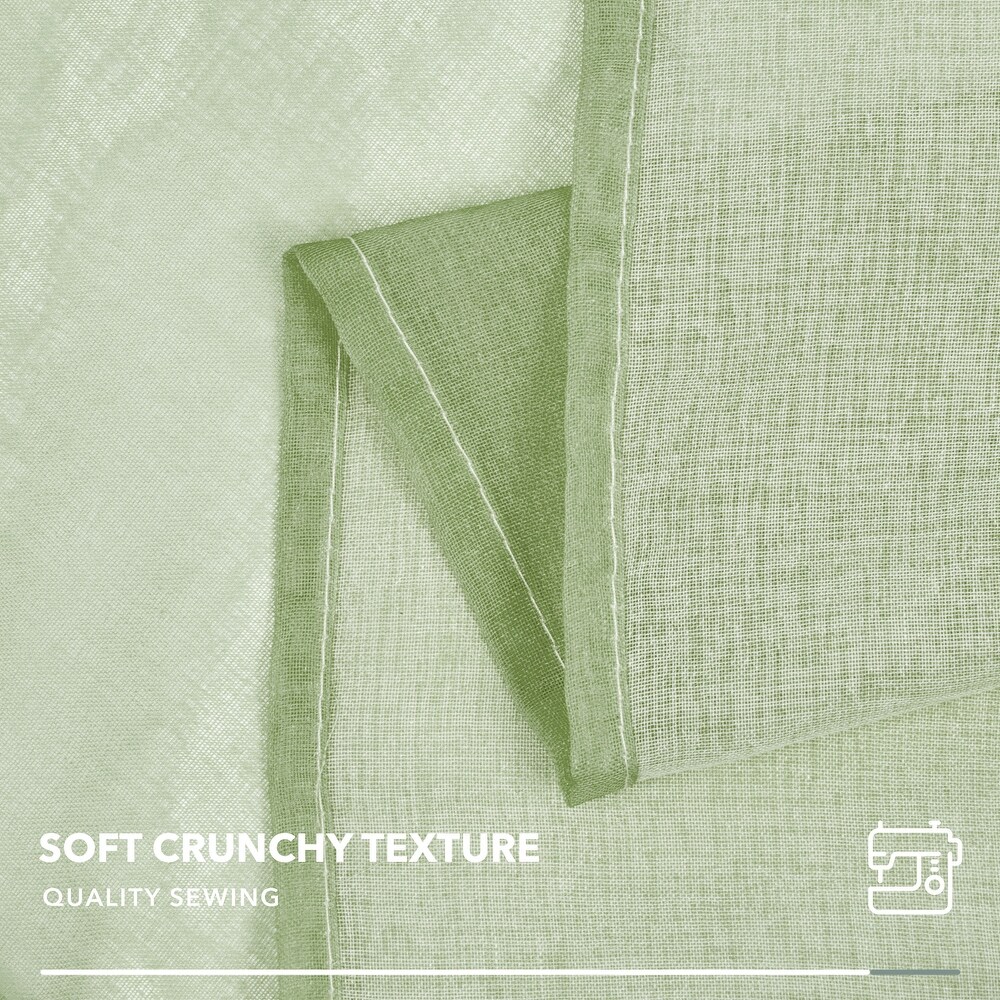 Deconovo Ombre Sheer Curtain Panel Pair(2 Panel)