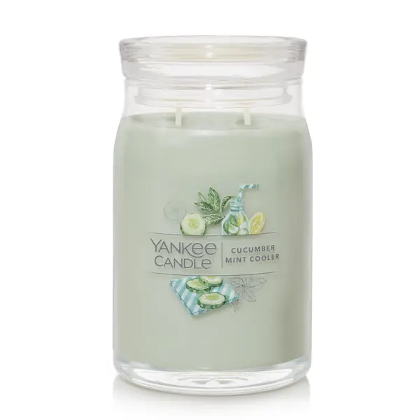 Yankee Candle 2-Wick Cucumber Mint Cooler Tumbler Candle