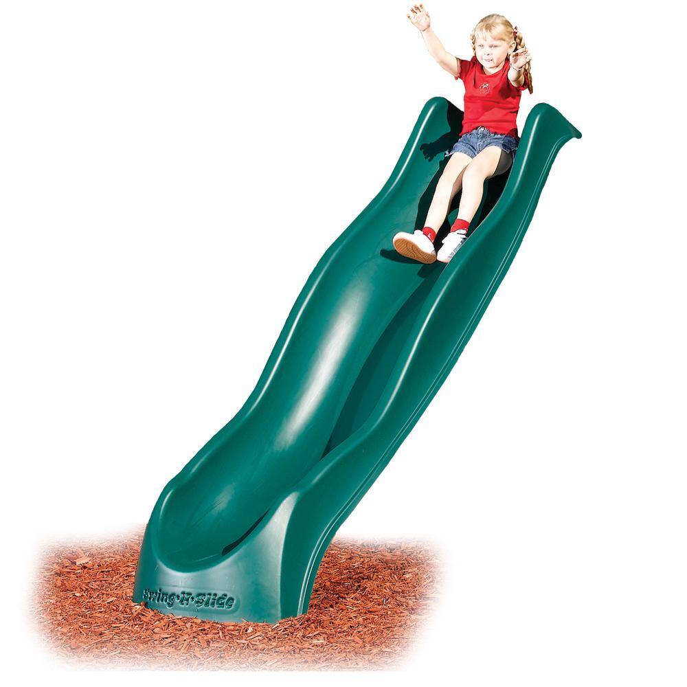 Swing-N-Slide Playsets Green Speed Wave Slide NE 3053