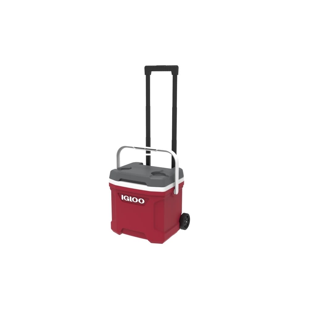 Igloo Latitude 16 Roller Cooler Industrial Red/Meteorite 16qt