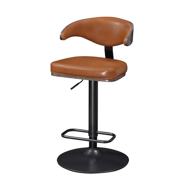 Art Leon Bentwood Swivel Adjustable Bar Stool