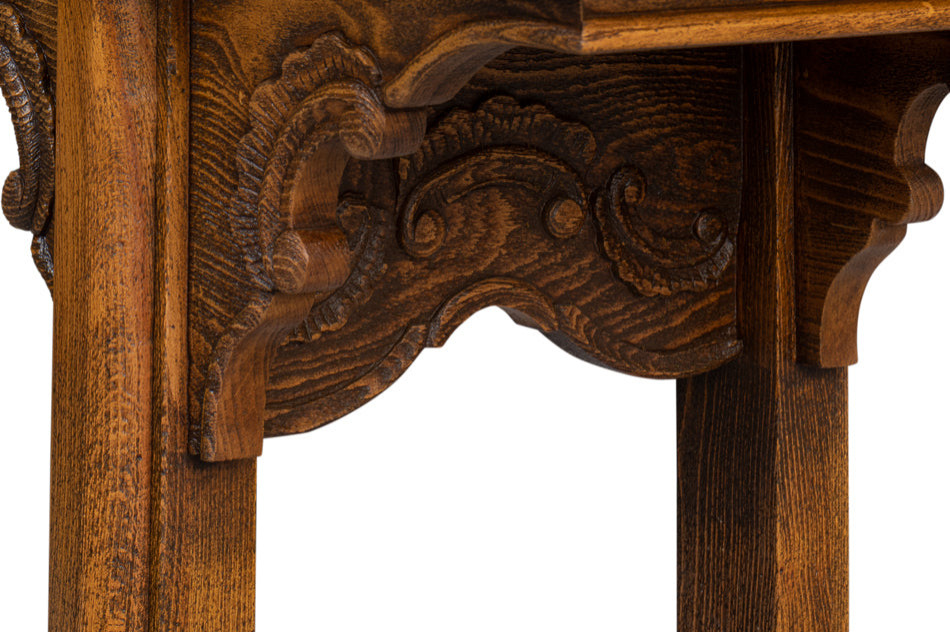 Equestrian Console Table Reclaimed Wood   Transitional   Console Tables   by Sideboards and Things  Houzz