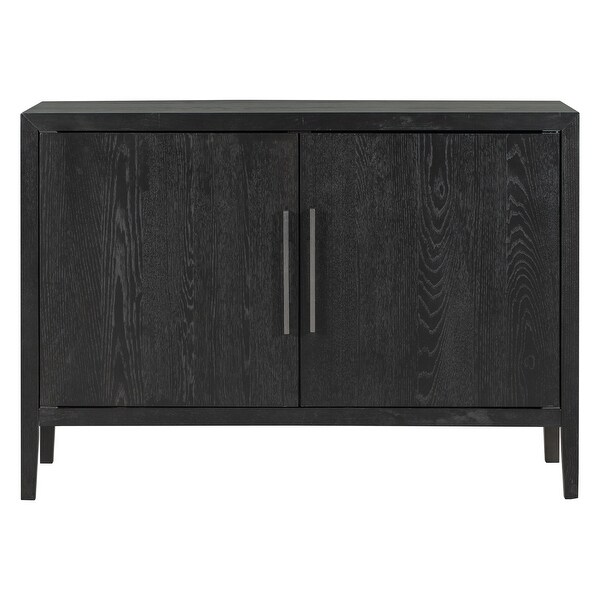 Wooden Storage Cabinet Sideboard with 2 Metal handles and 2 Doors