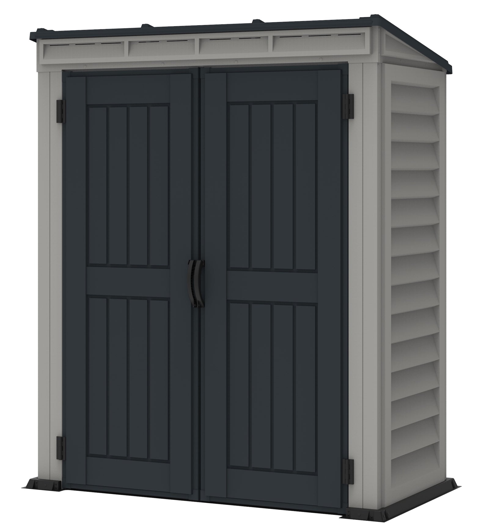 5x3 YardMate Pent Plus Vinyl Storage Shed with Molded Floor