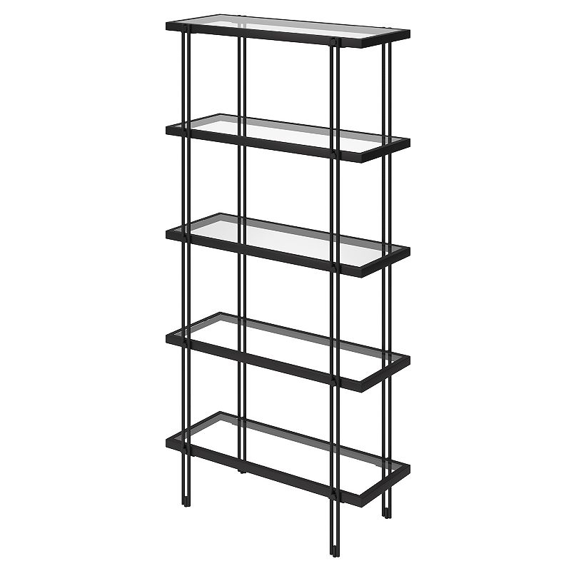 Finley and Sloane Inez Rectangular 4-Shelf Bookcase