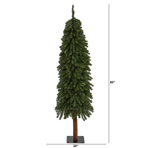 5ft Nearly Natural Unlit Grand Alpine Artificial Christmas Tree