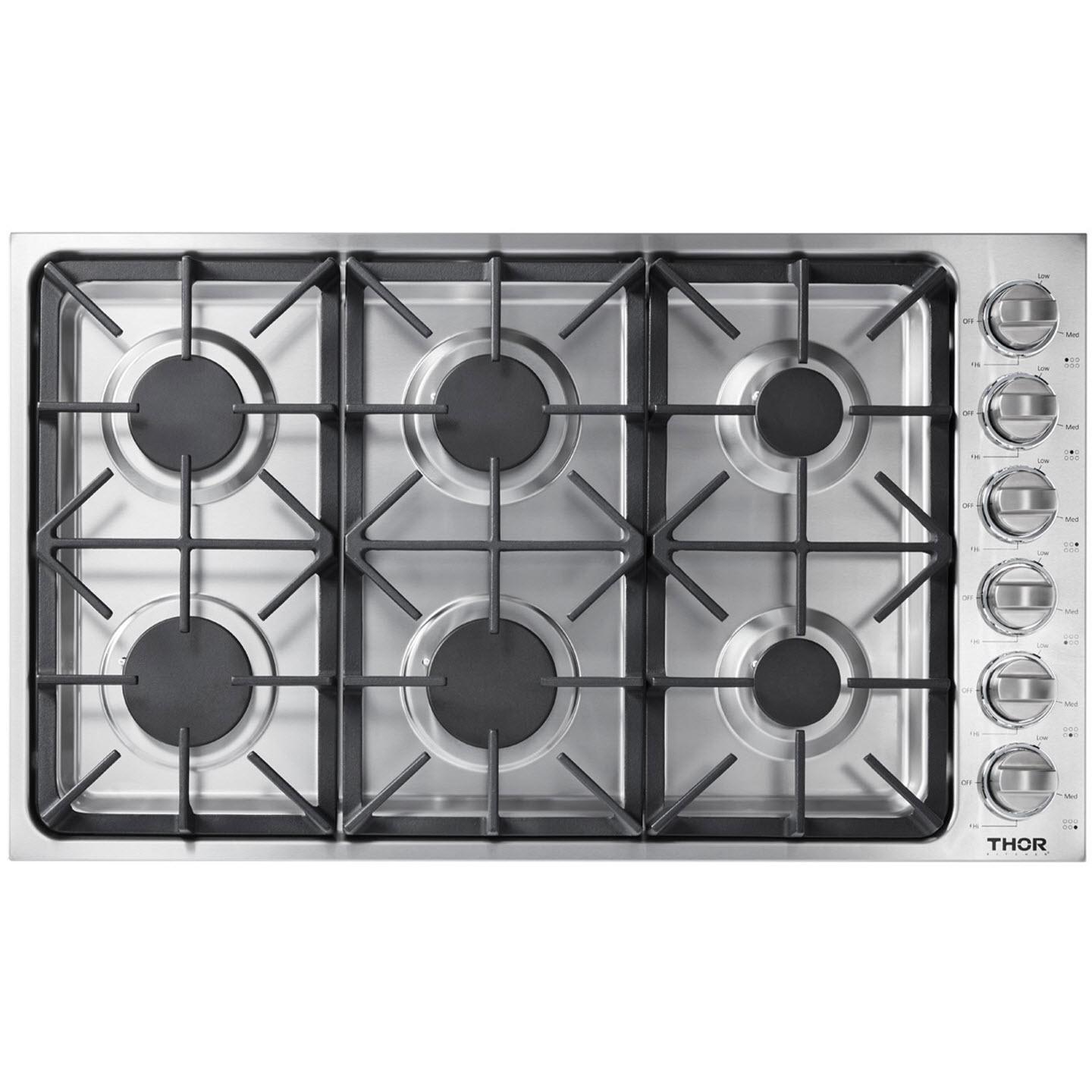 Thor Kitchen 36-inch Gas Cooktop TGC3601