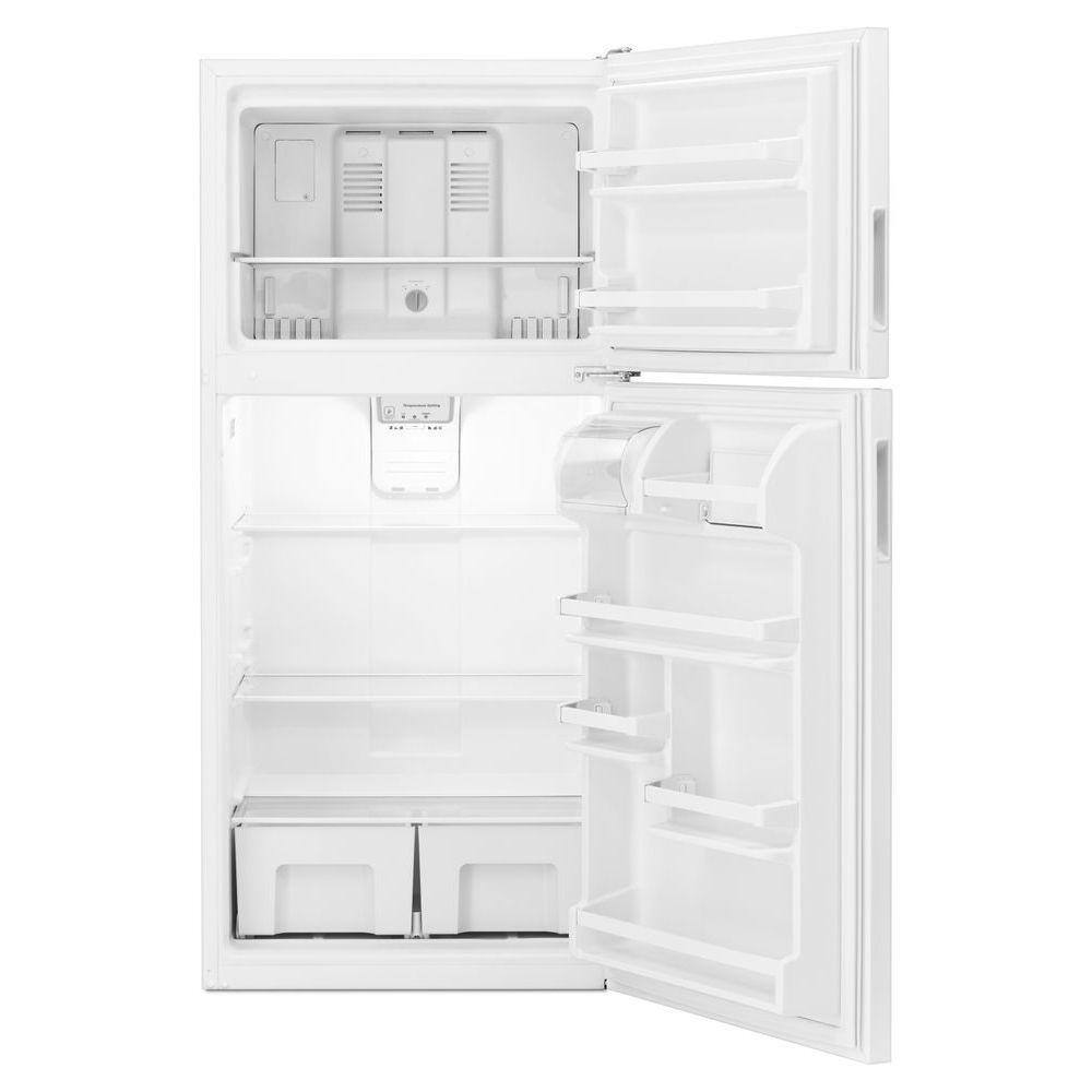 Amana 18.2 cu. ft. Top Freezer Refrigerator in White ART318FFDW