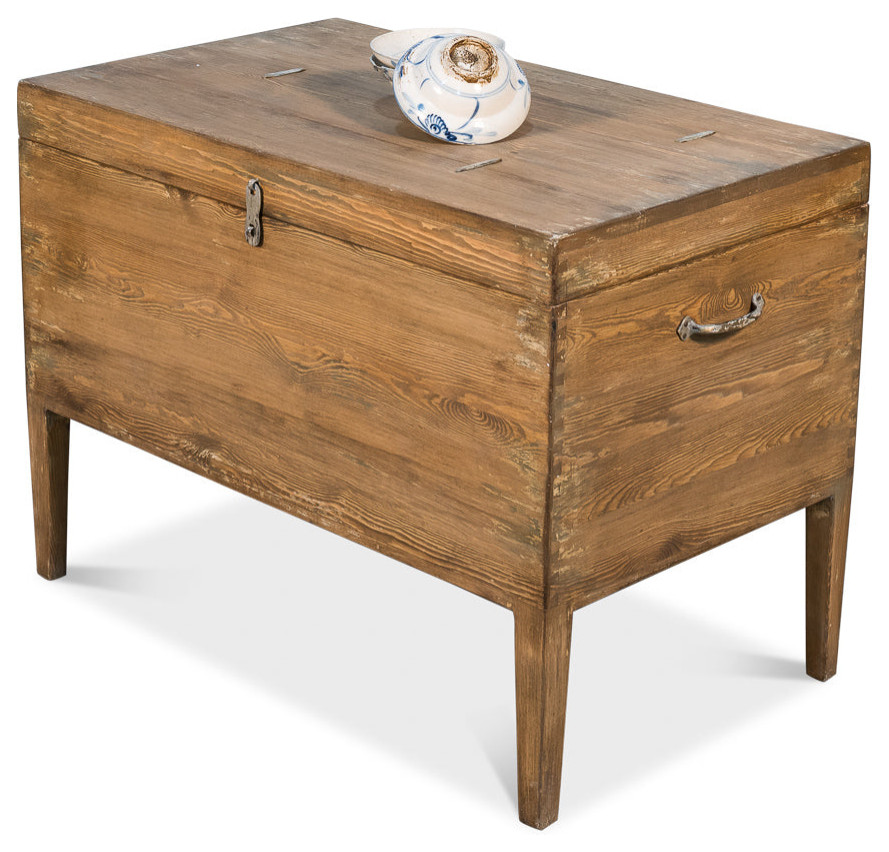 Trunk Side Table   Traditional   Side Tables And End Tables   by Sideboards and Things  Houzz