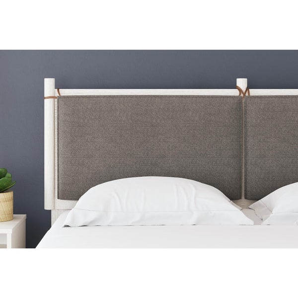 Signature Design by Ashley Aprilyn White Panel Headboard - - 36812243