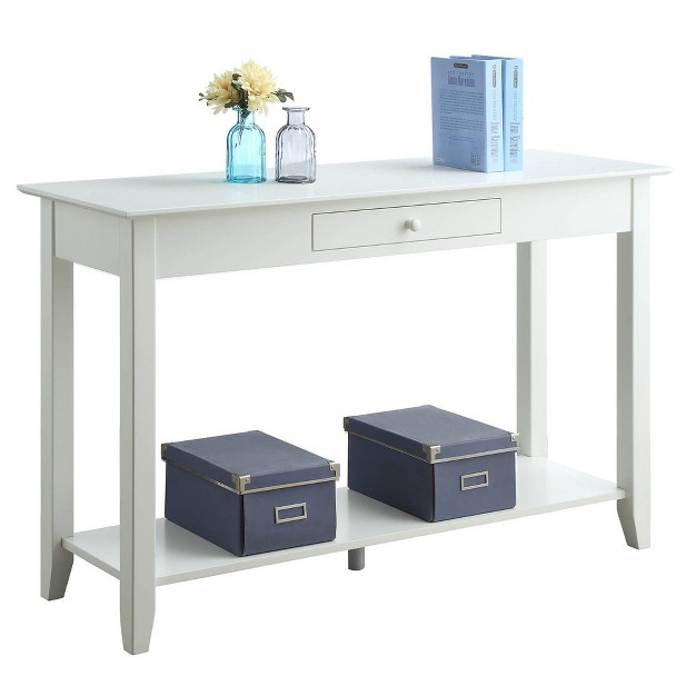 American Heritage Console Table With Drawer Breighton Home