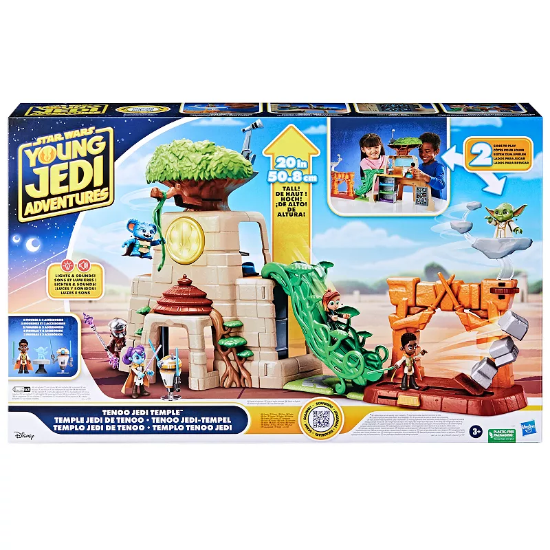 Hasbro Star Wars Young Jedi Adventures Tenoo Jedi Temple Playset