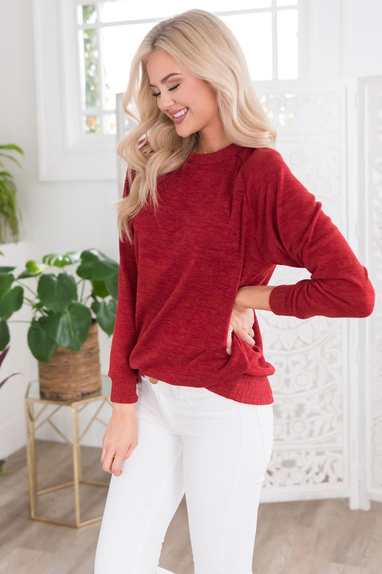 Spring Forward Modest Sweater