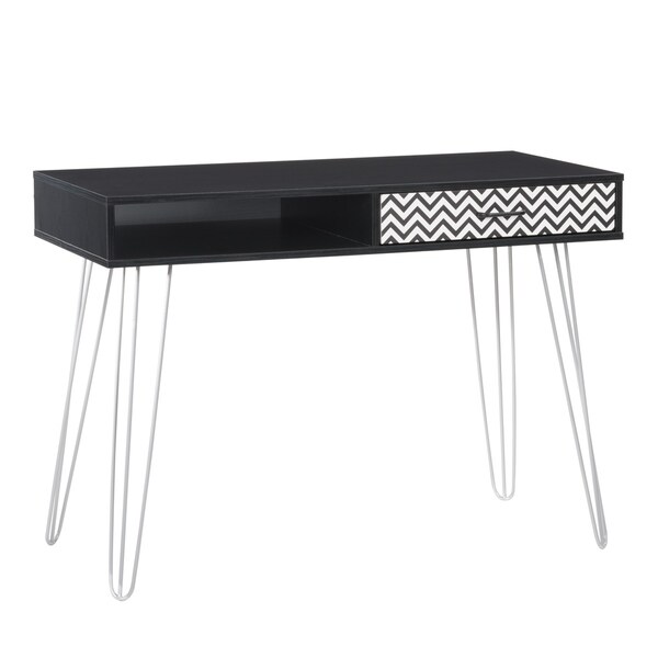 Carson Carrington Hurup Chevron Entryway Table/Desk